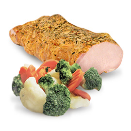 Cibo precotto <br> (verdure, carne, ecc.)